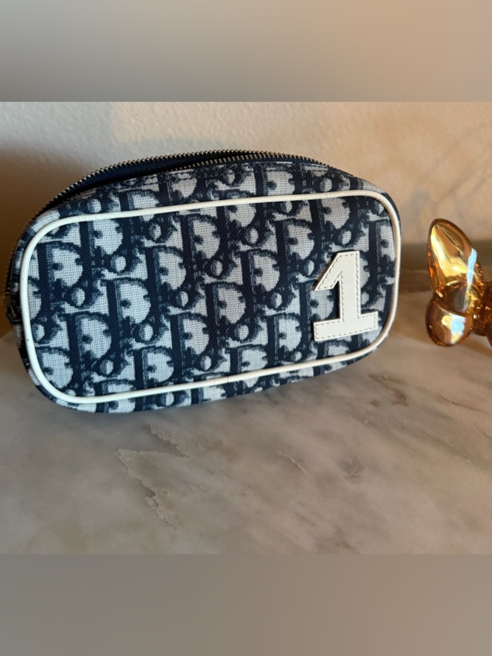 Rare Christian Dior Y2K Trotter 1 Cosmetic Pouch EUC